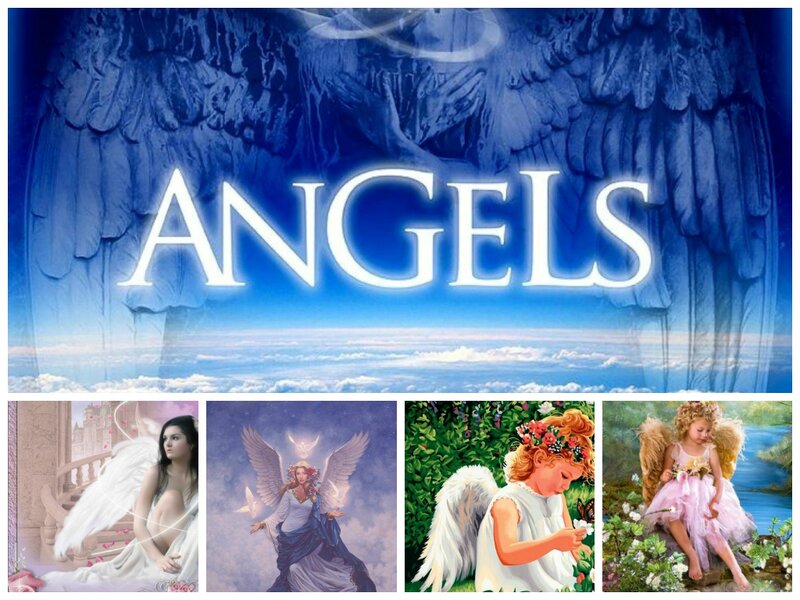 Angels in Various Depictions — Blue