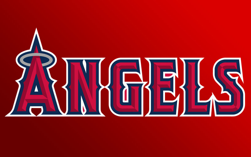 Angels Logo — Red, Bold