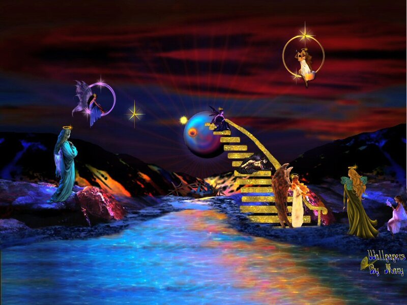 Angels on a Golden Staircase