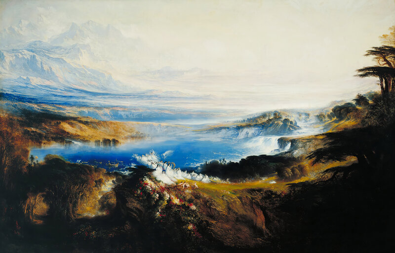 Angels over Landscape