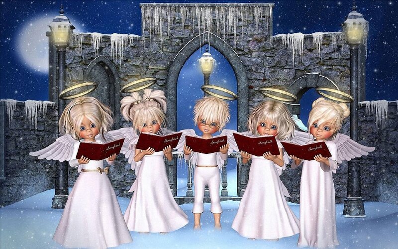 Angels Singing in Snow