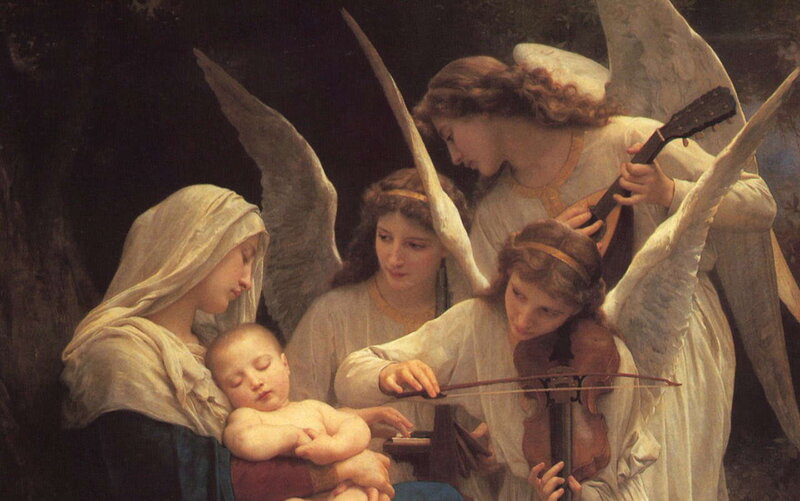 Angels with the infant Jesus