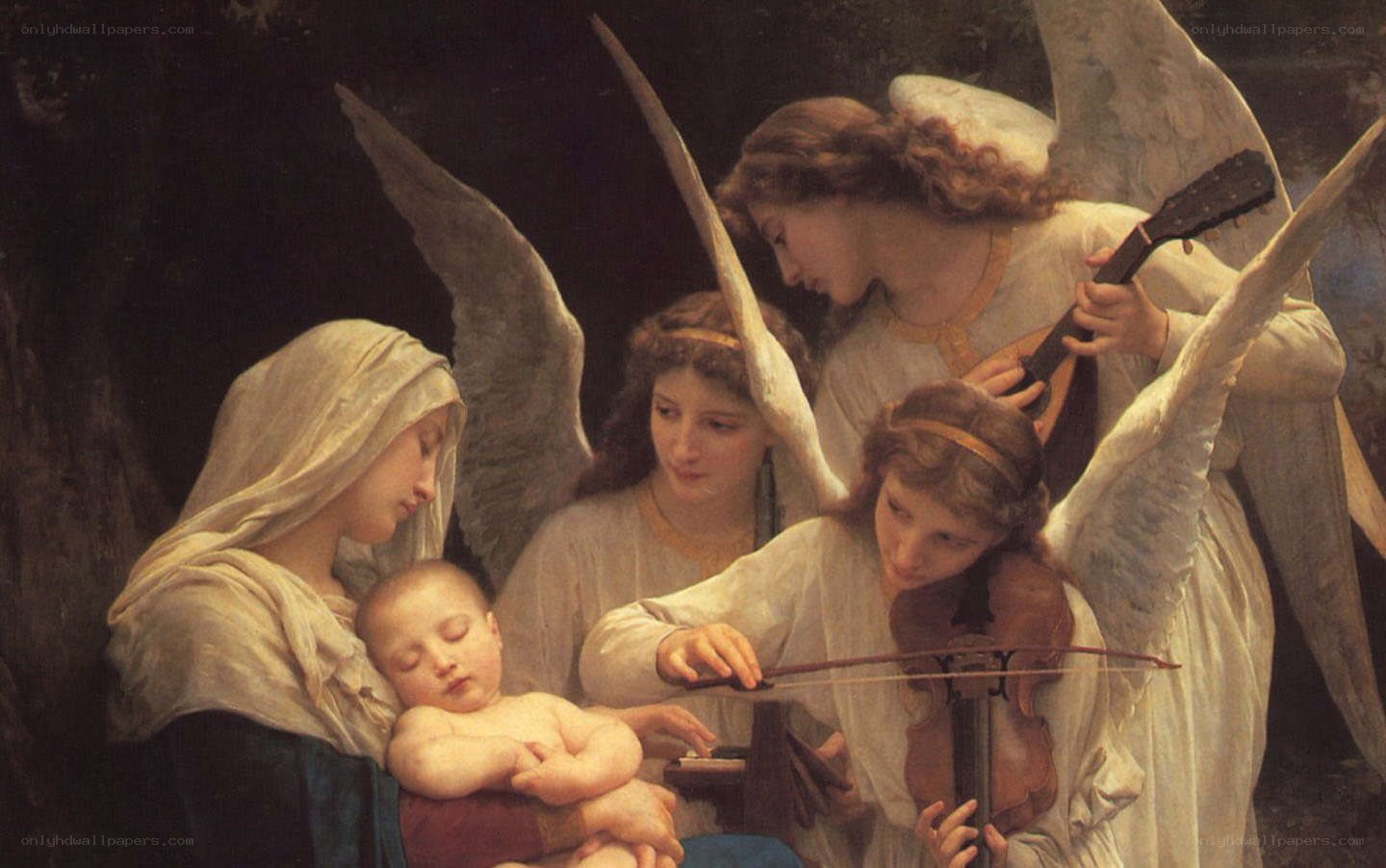 Angels with the infant Jesus