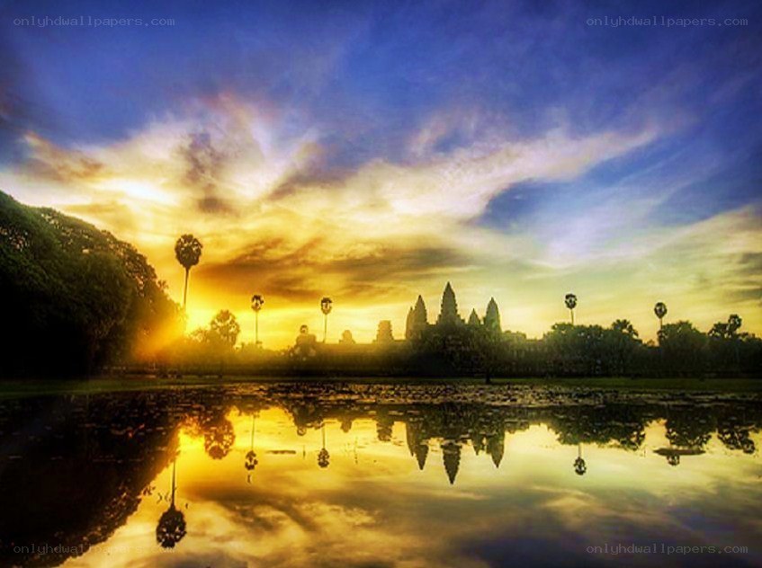 Angkor Wat at sunrise