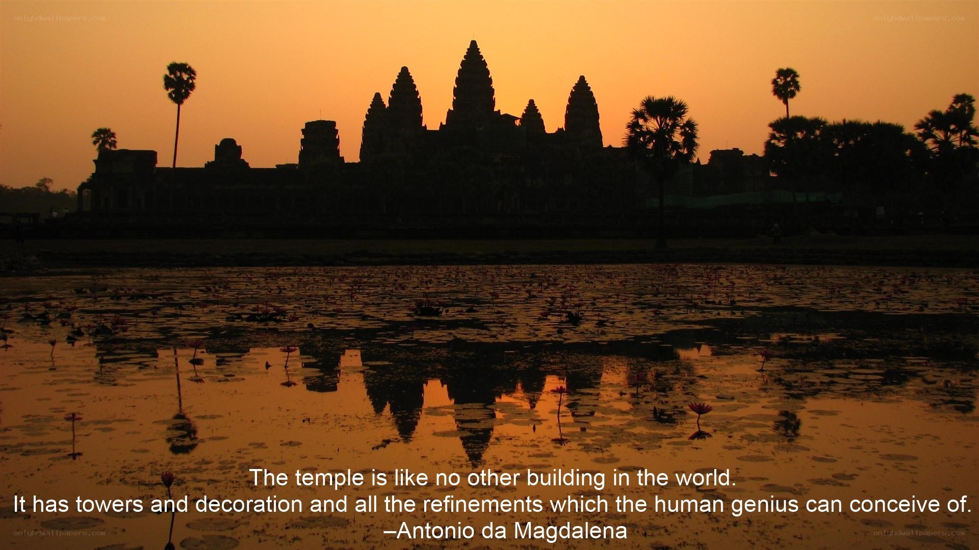 Angkor Wat at sunset