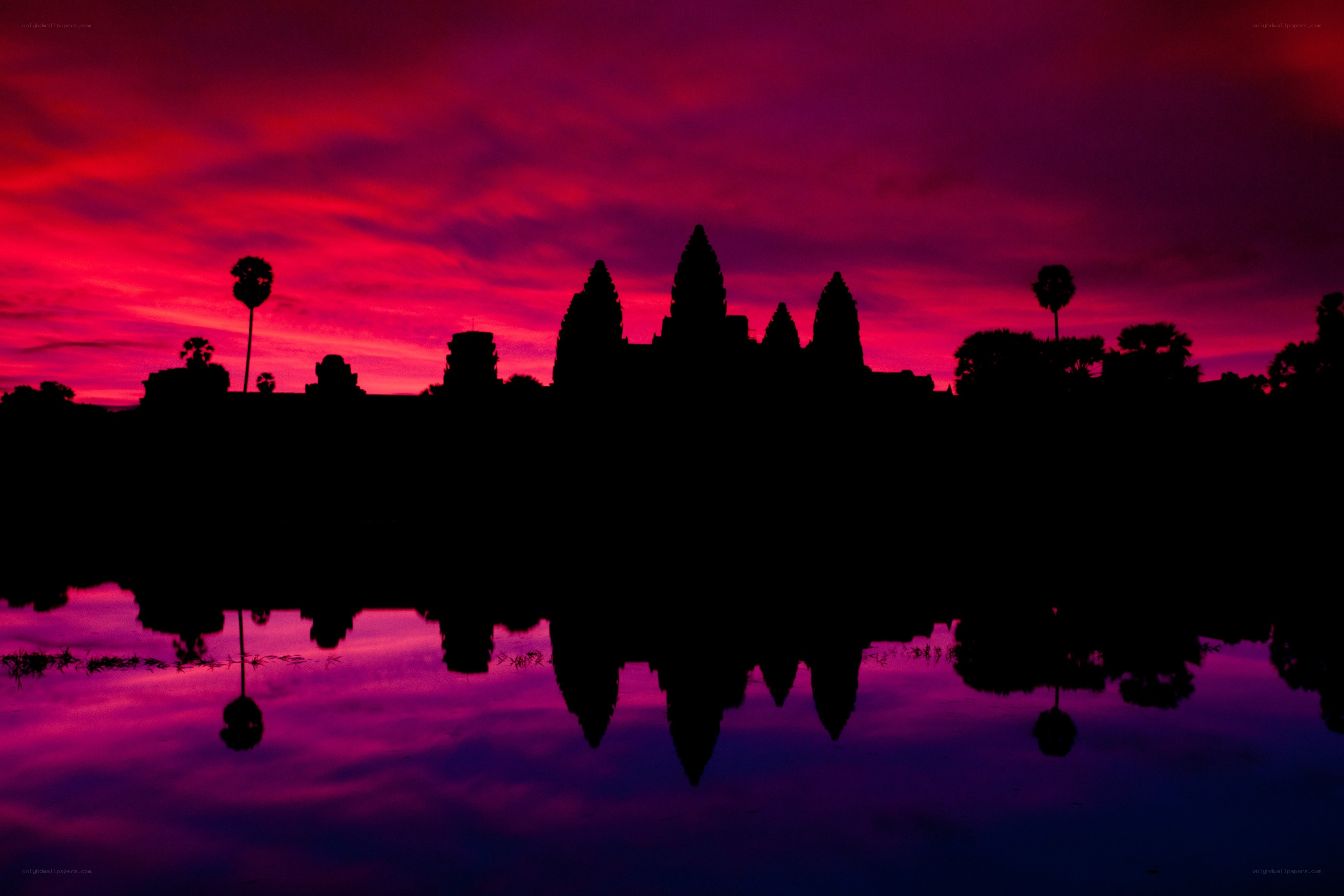 Angkor Wat at sunset