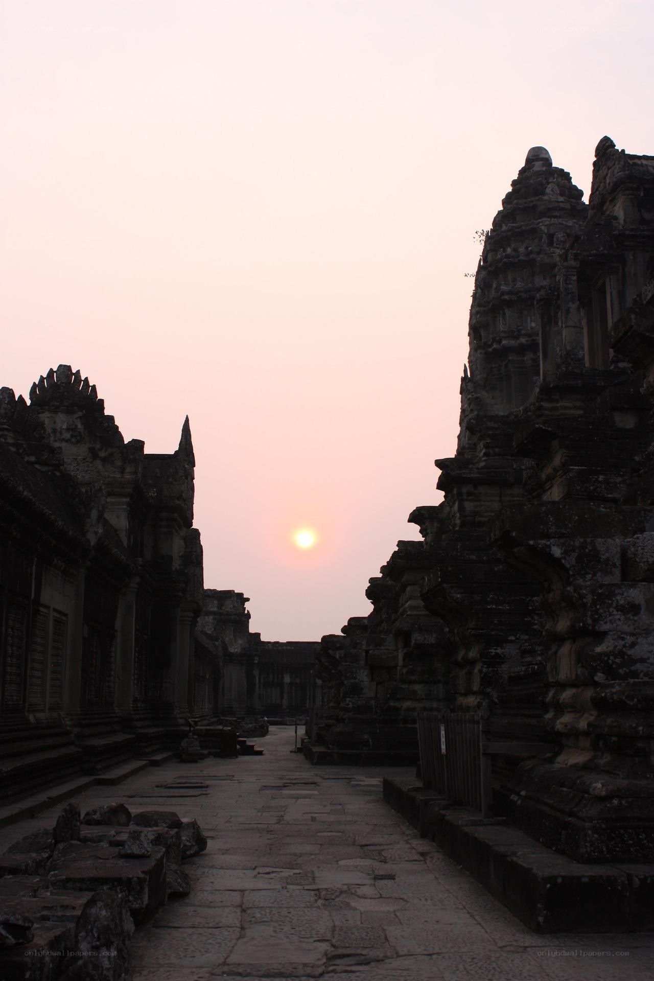 Angkor Wat at sunset