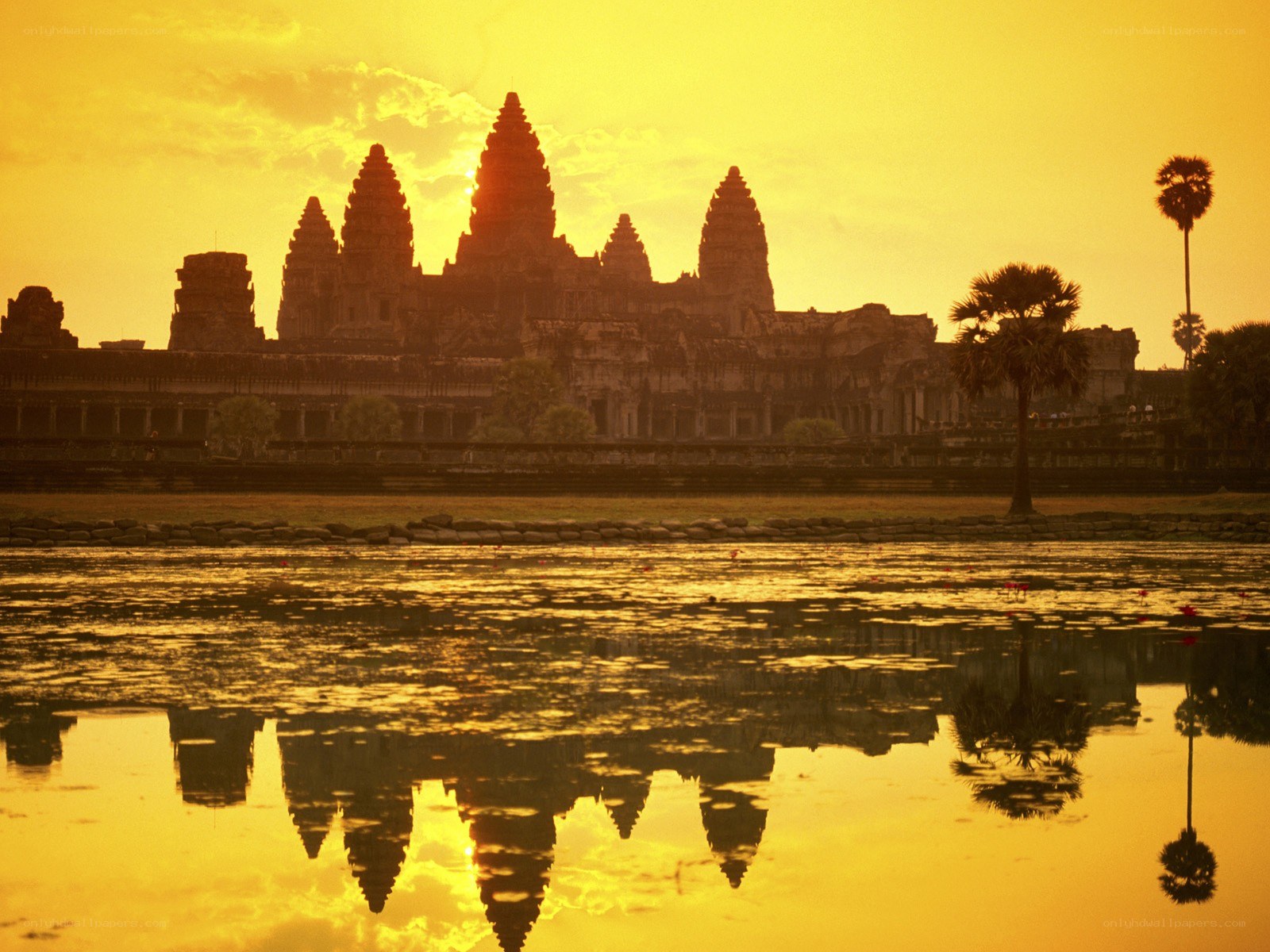 Angkor Wat at sunset