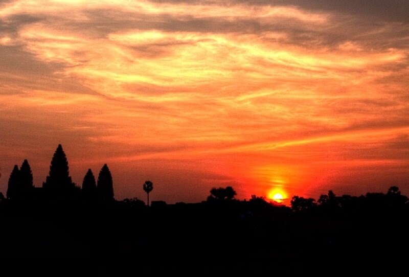 Angkor Wat at sunset
