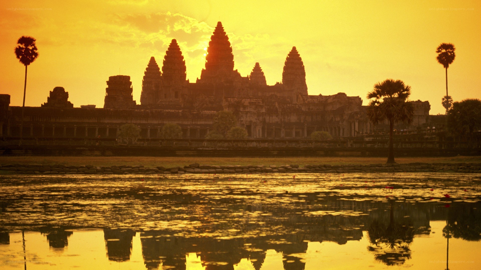Angkor Wat at sunset