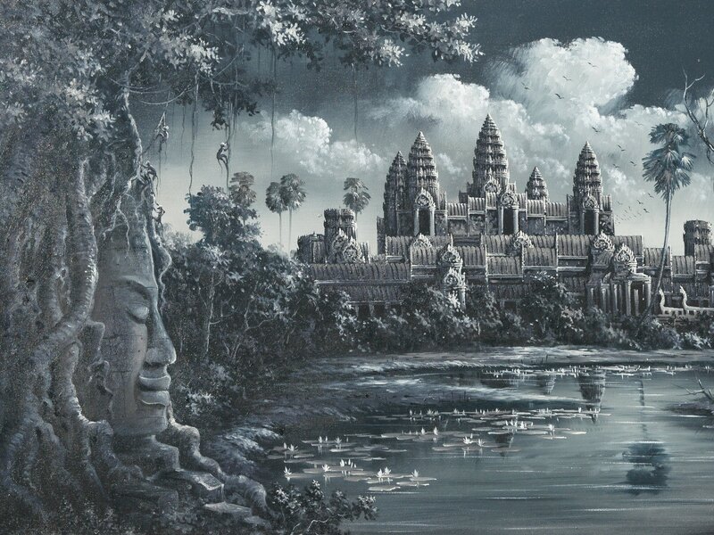 Angkor Wat in jungle