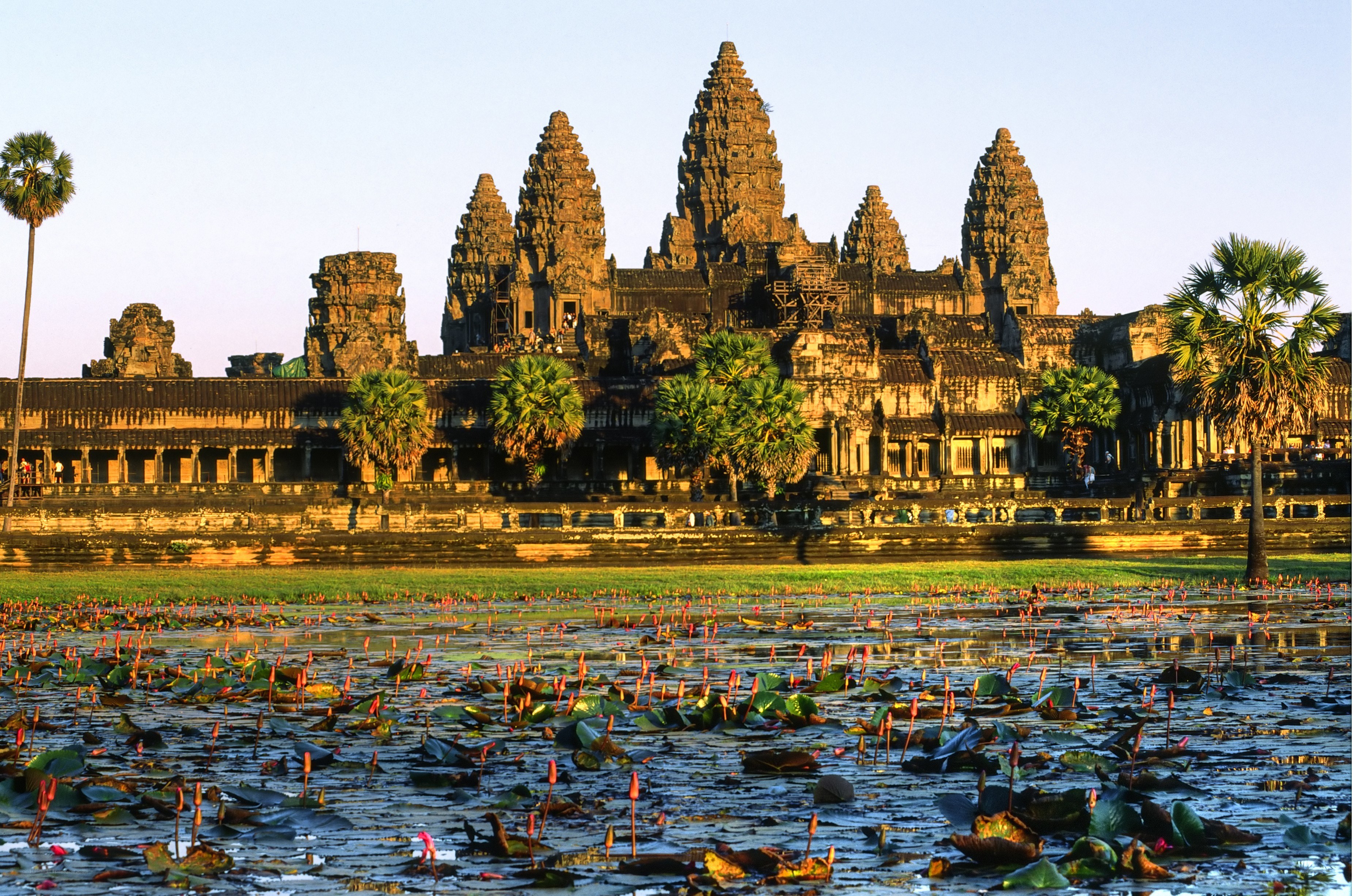 Angkor Wat temple at sunrise