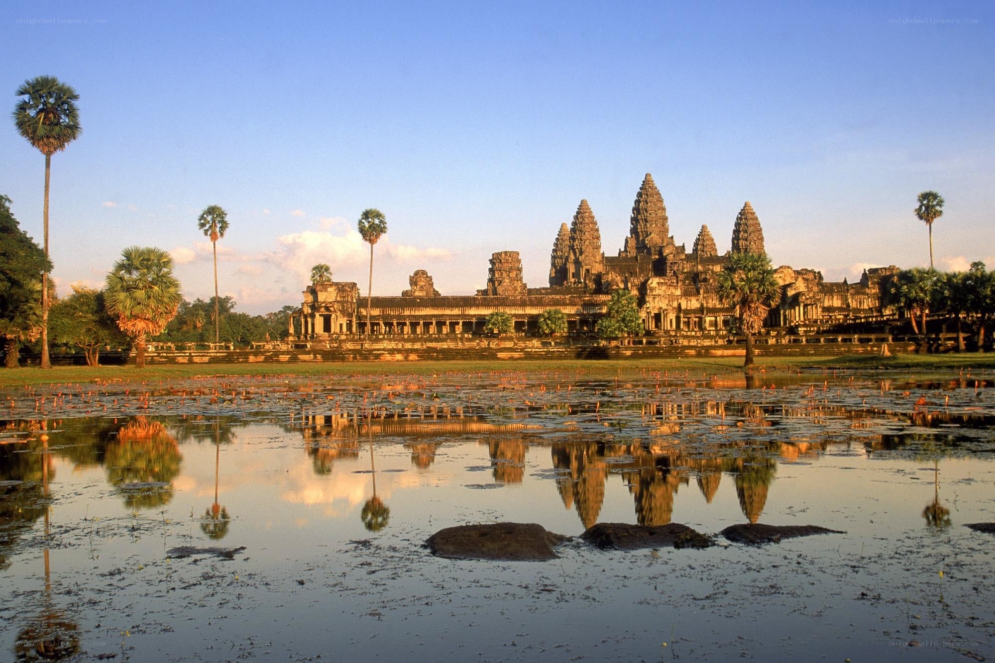 Angkor Wat temple at sunrise
