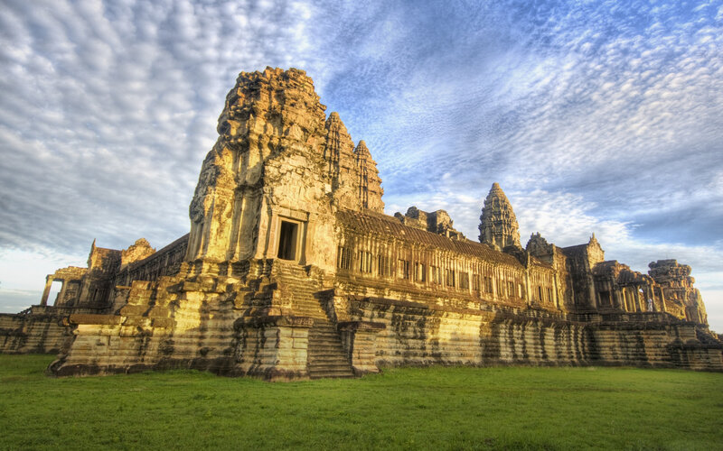 Angkor Wat Temple — Blue, Dramatic