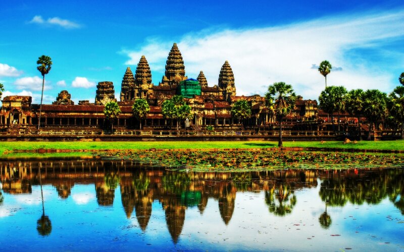 Angkor Wat Temple — Blue