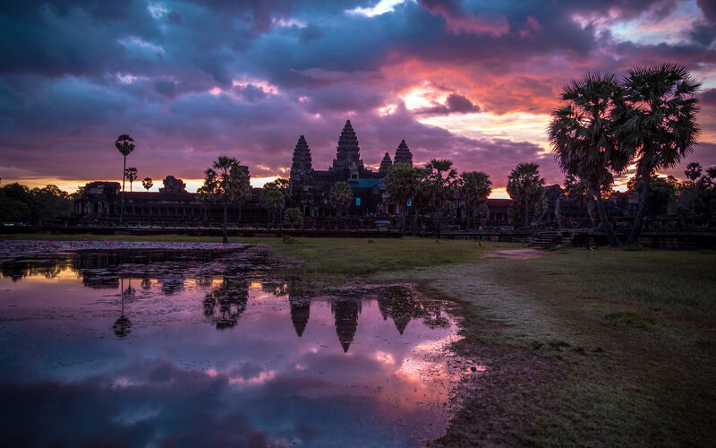 Angkor Wat Temple — Purple