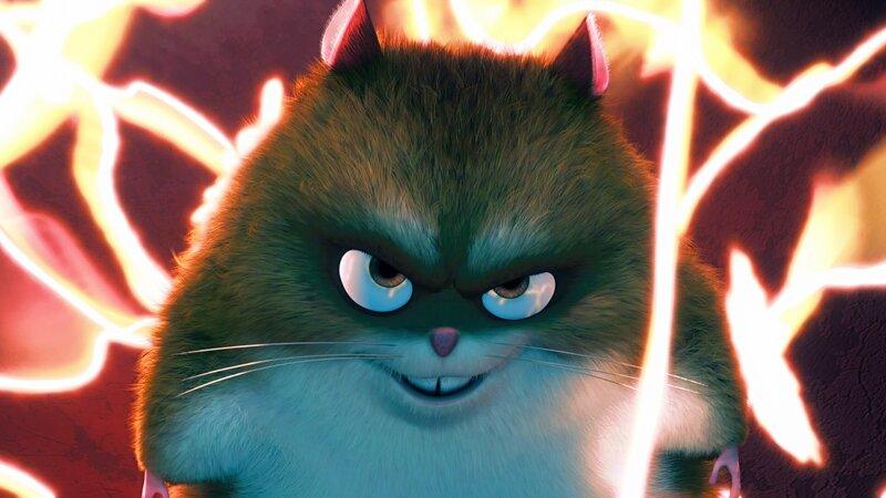 Angry Animated Cat — Brown, Intense