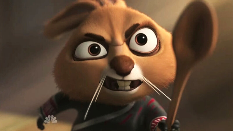 Angry Animated Rabbit
