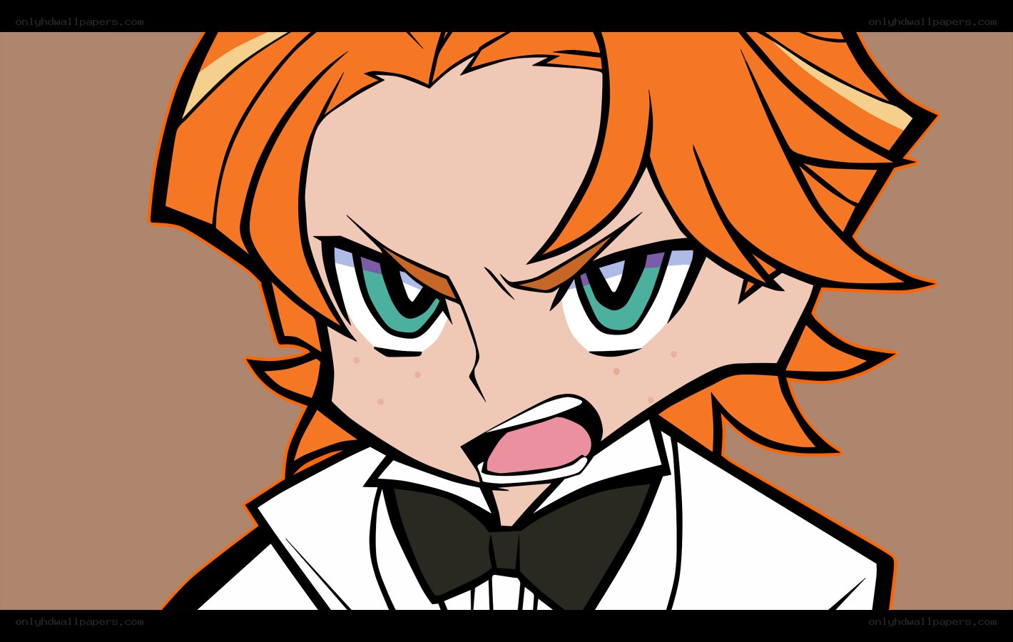 angry anime character