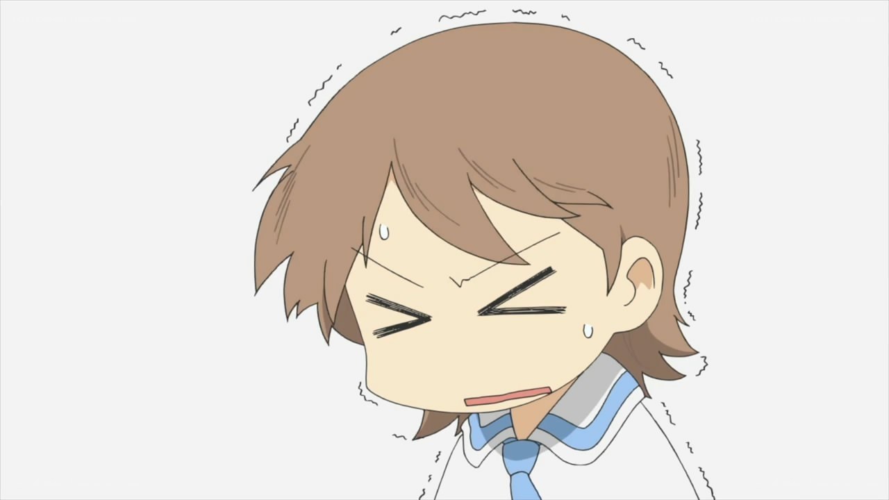 angry anime character