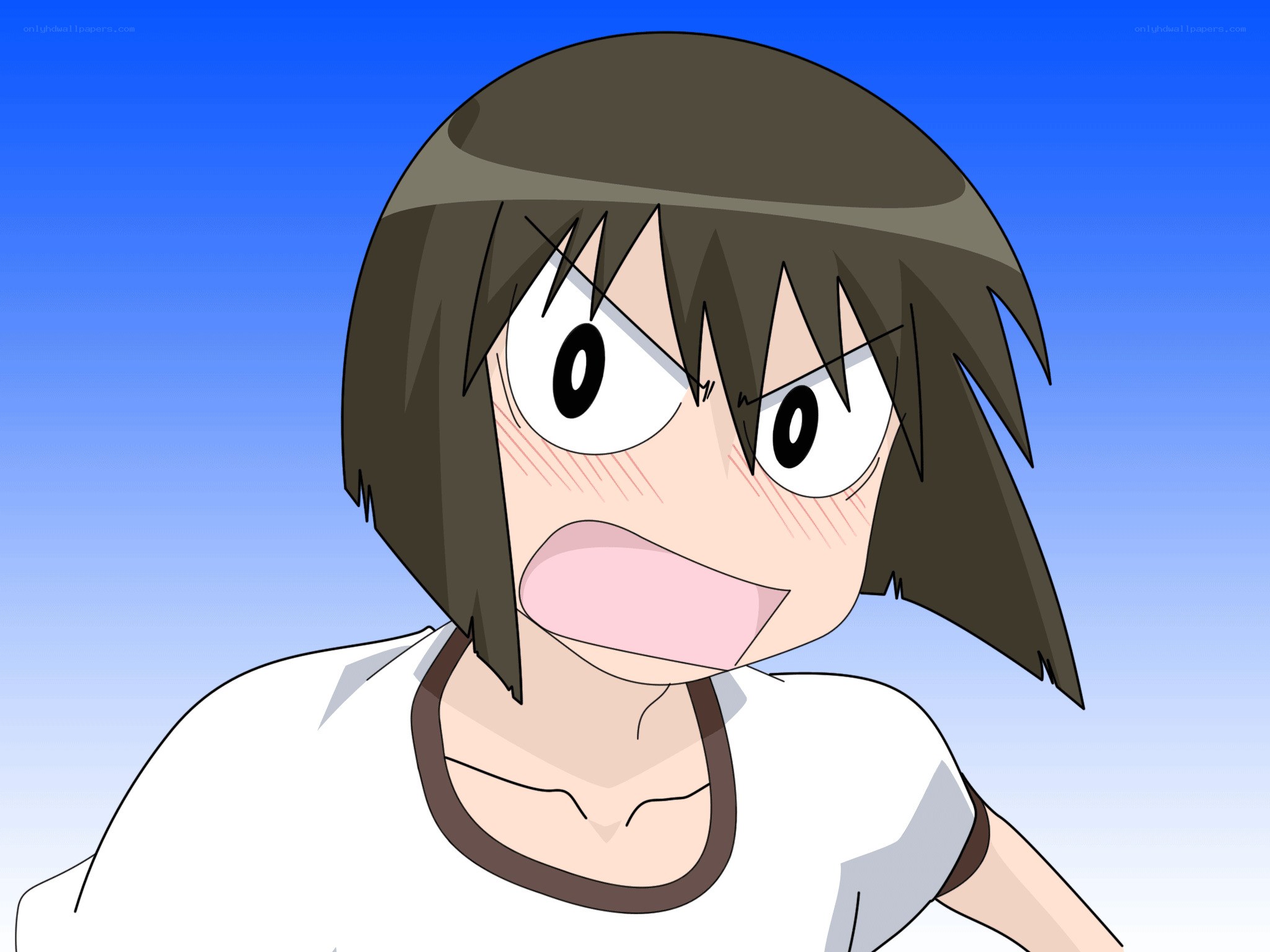 angry anime character