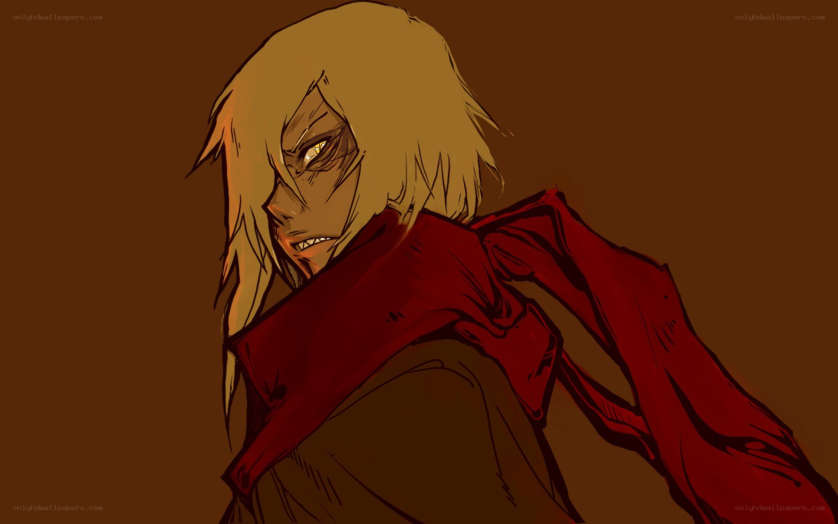 angry anime character