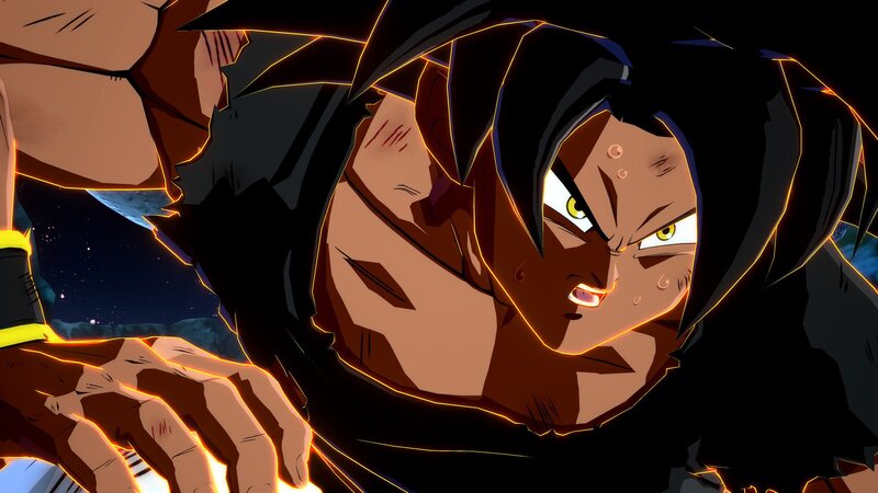 Angry Anime Character — Black, Intense, Dramatic