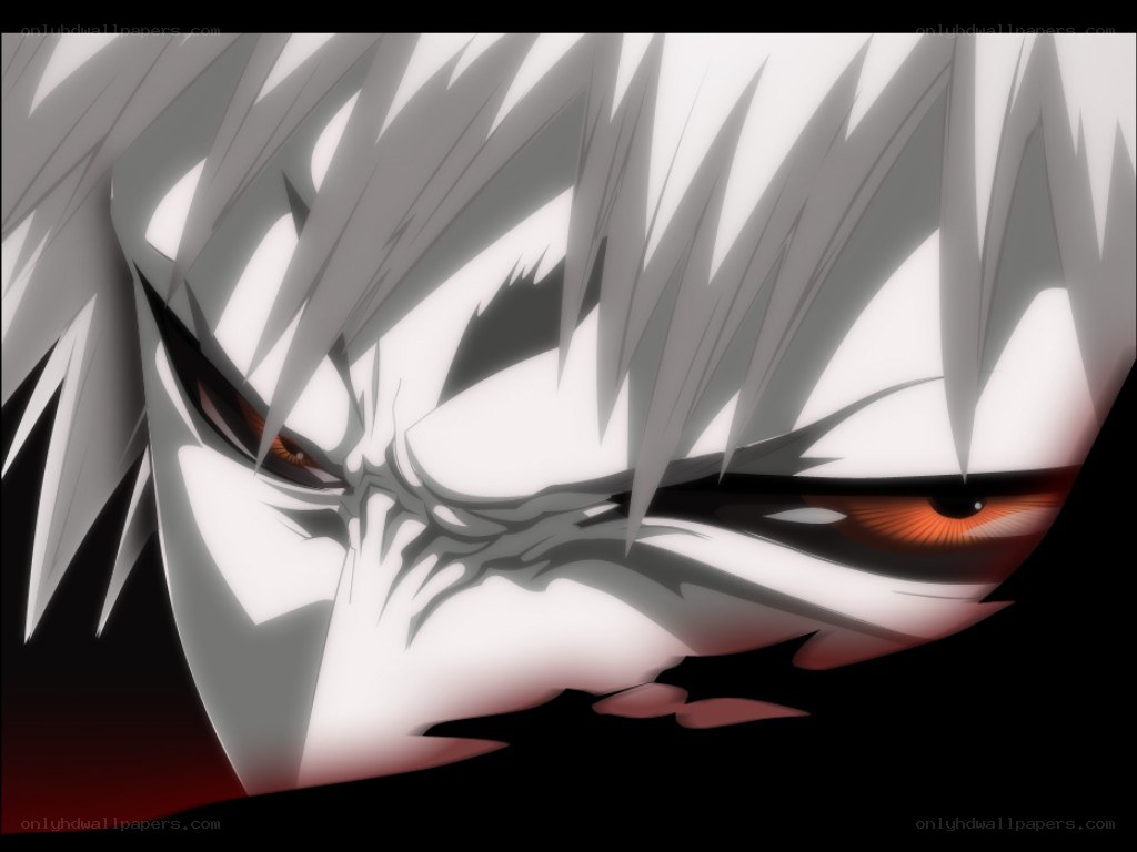 angry anime character close-up