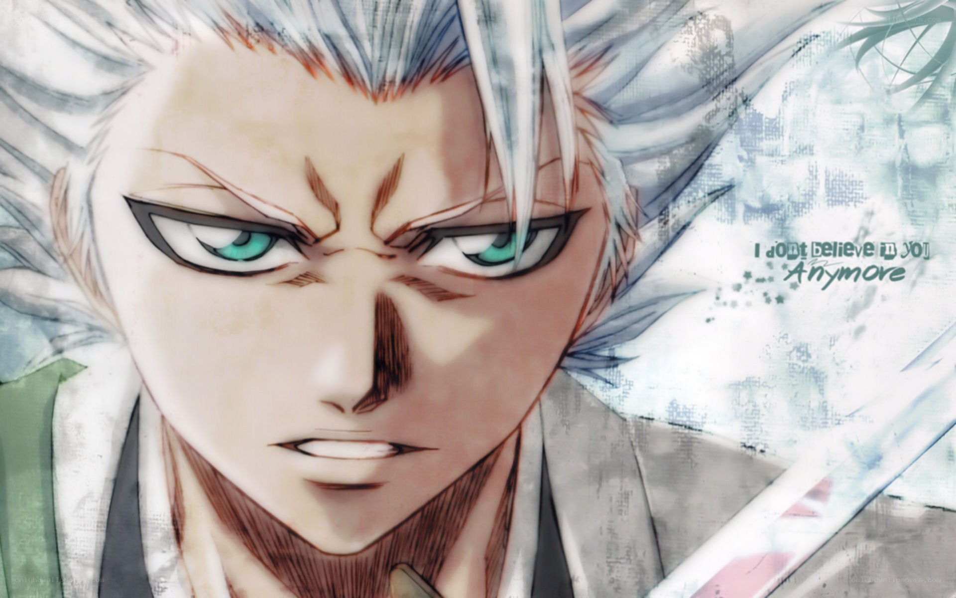 angry anime character close-up