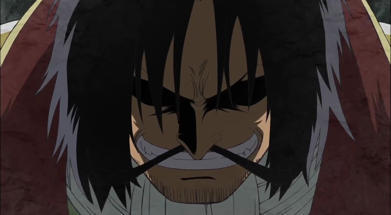 angry anime character close-up