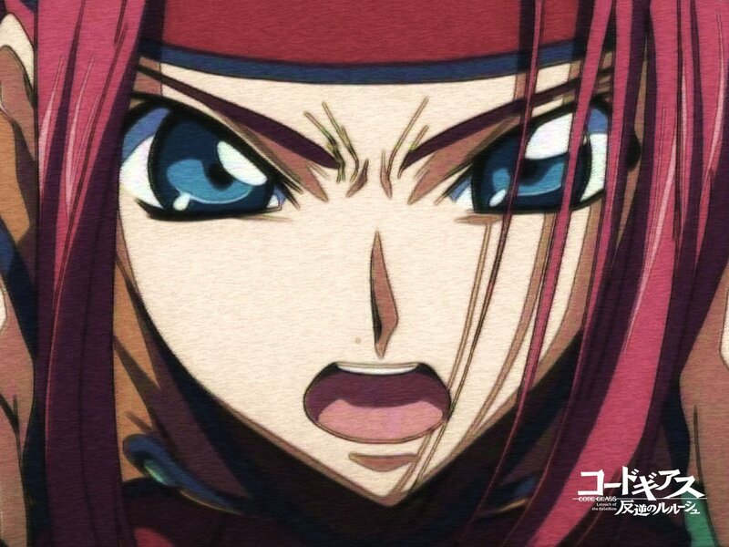 angry anime character close-up