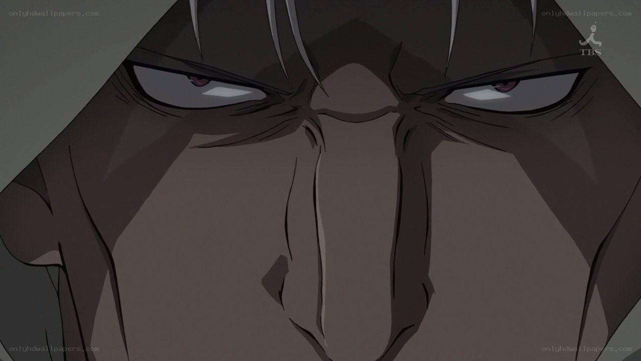angry anime character close-up