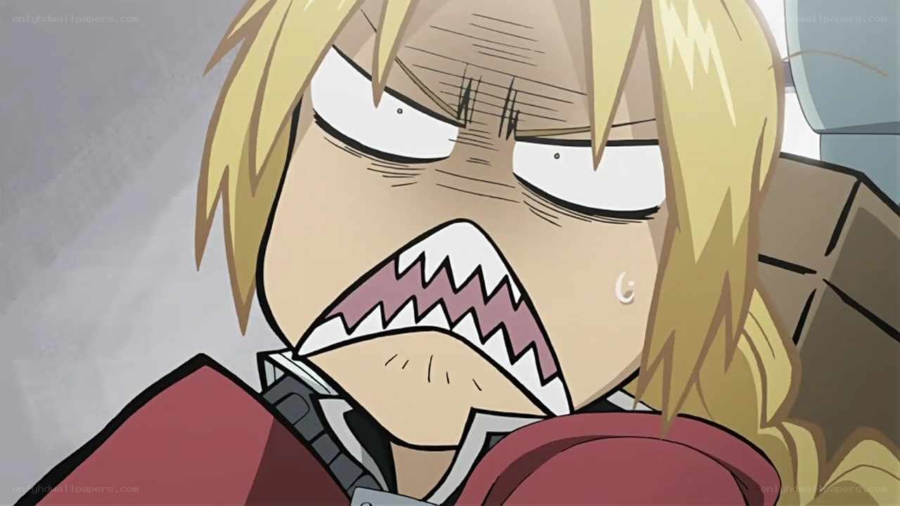 angry anime character close-up