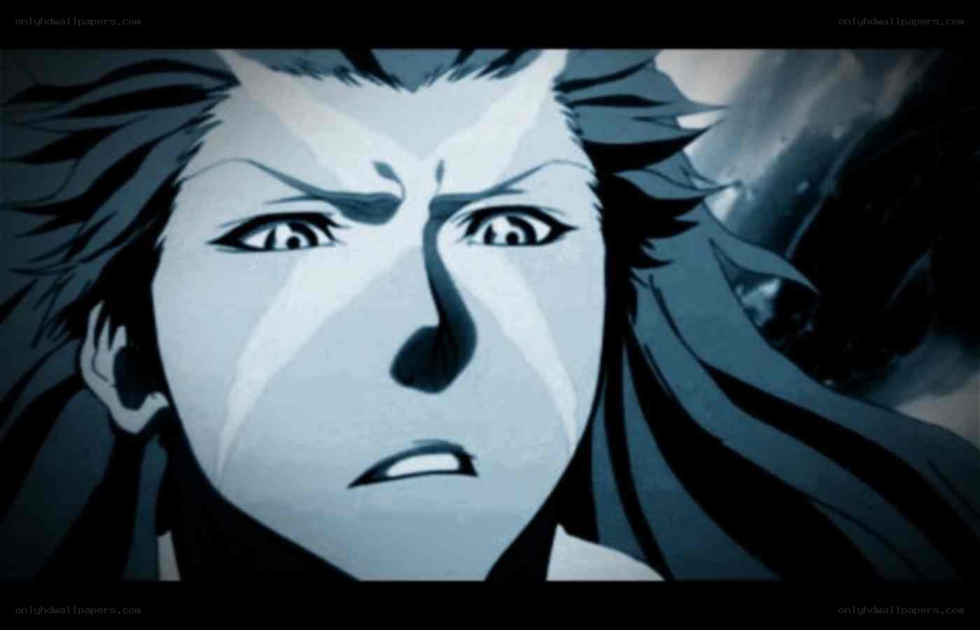 angry anime character close-up
