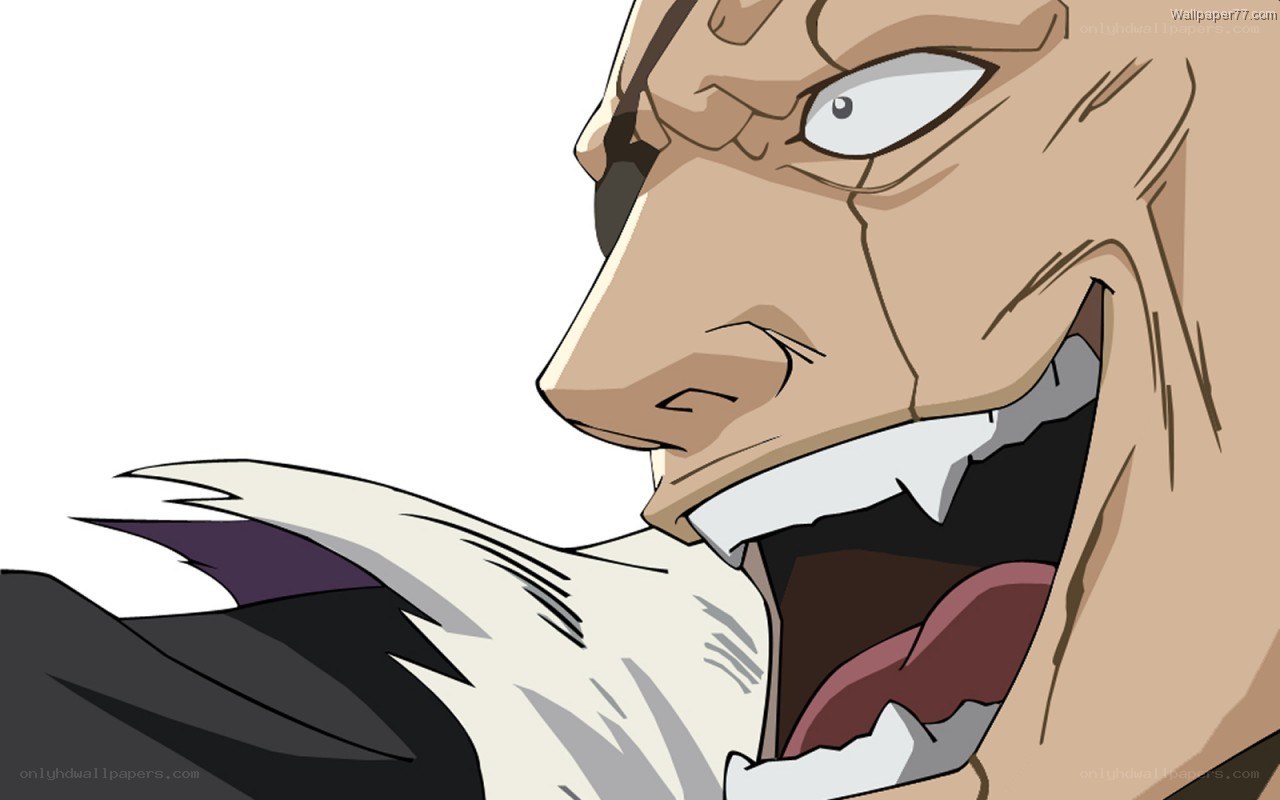 angry anime character close-up