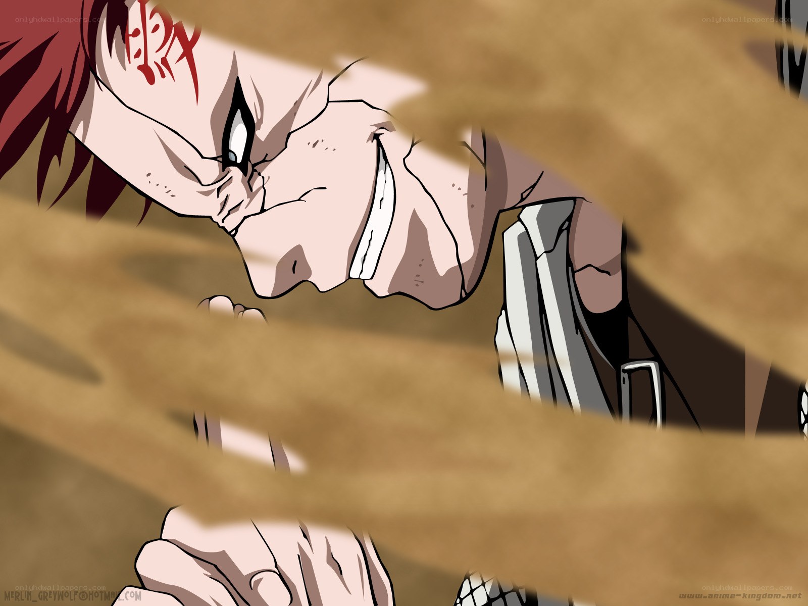 angry anime character close-up