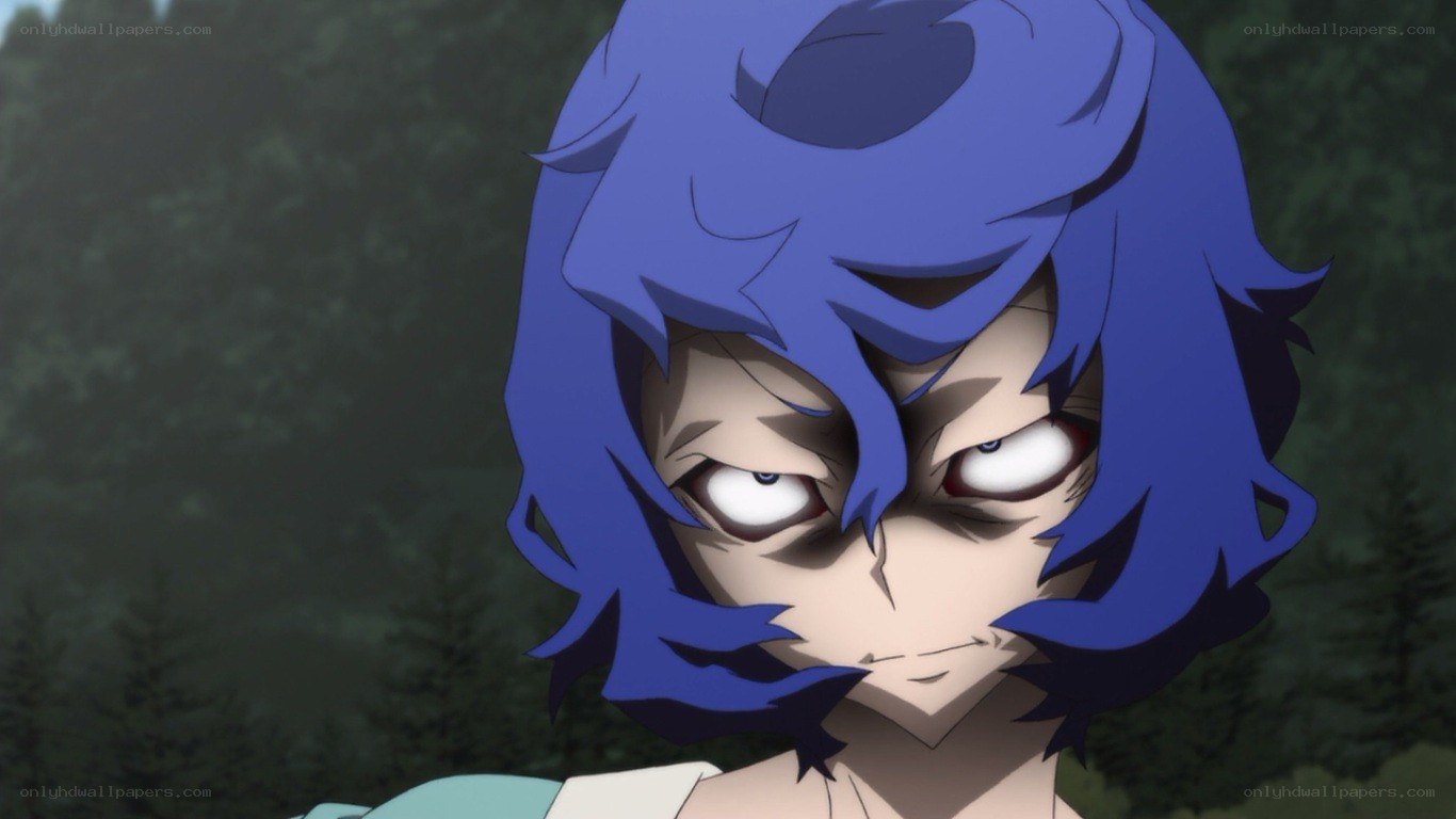 angry anime character close-up