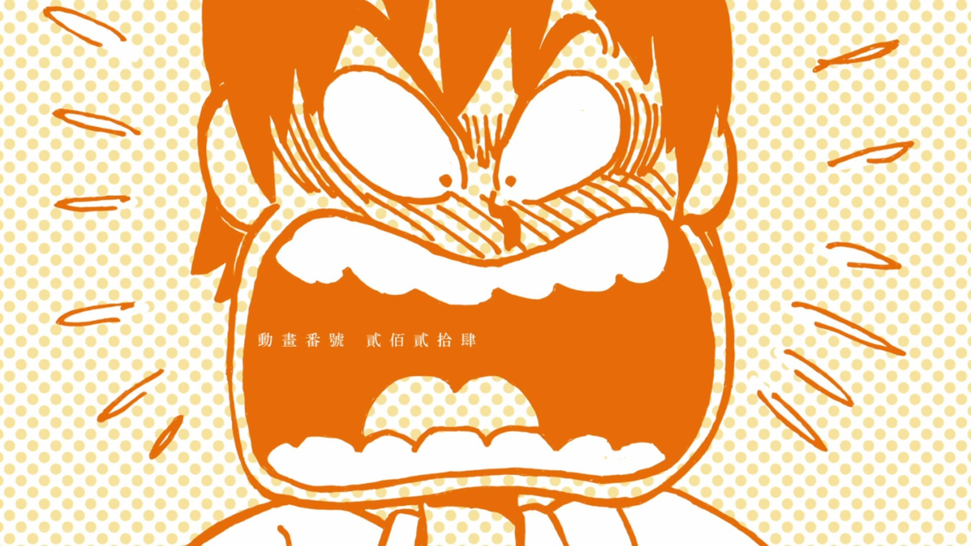 angry anime character close-up