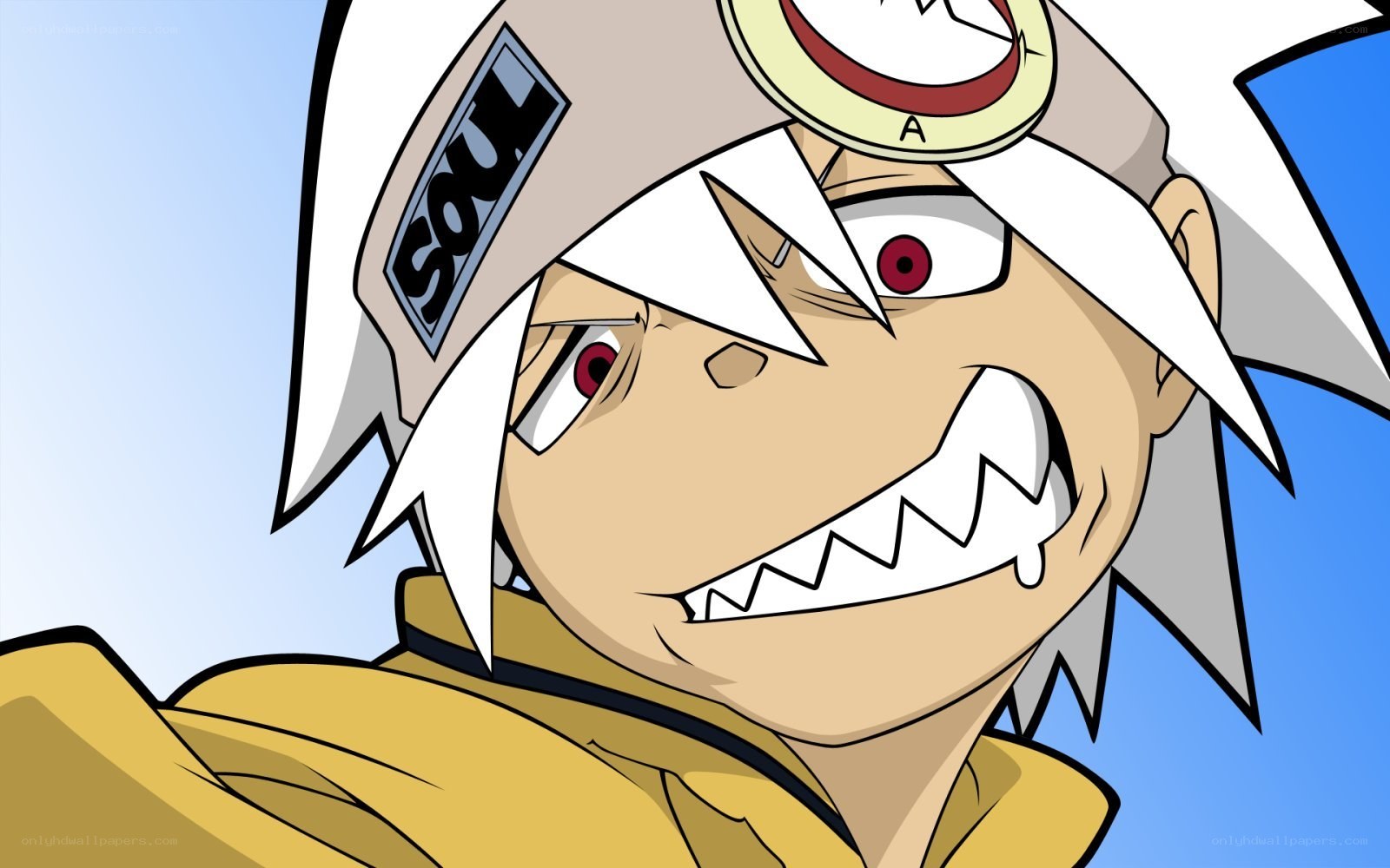angry anime character close-up