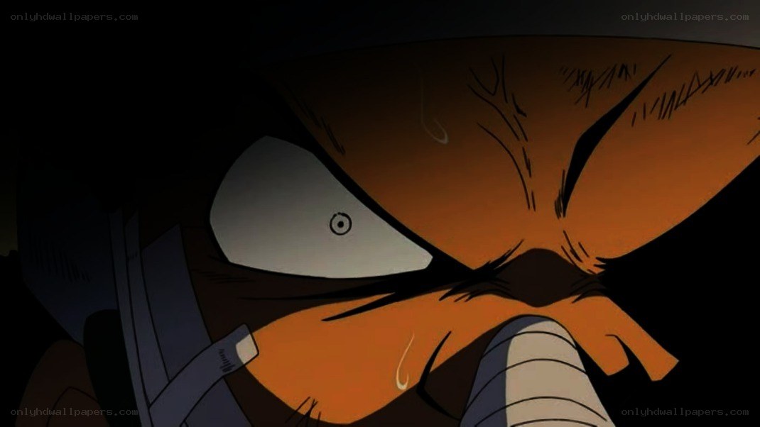 angry anime character close-up