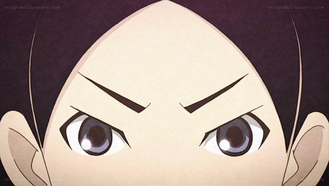 angry anime character eyes