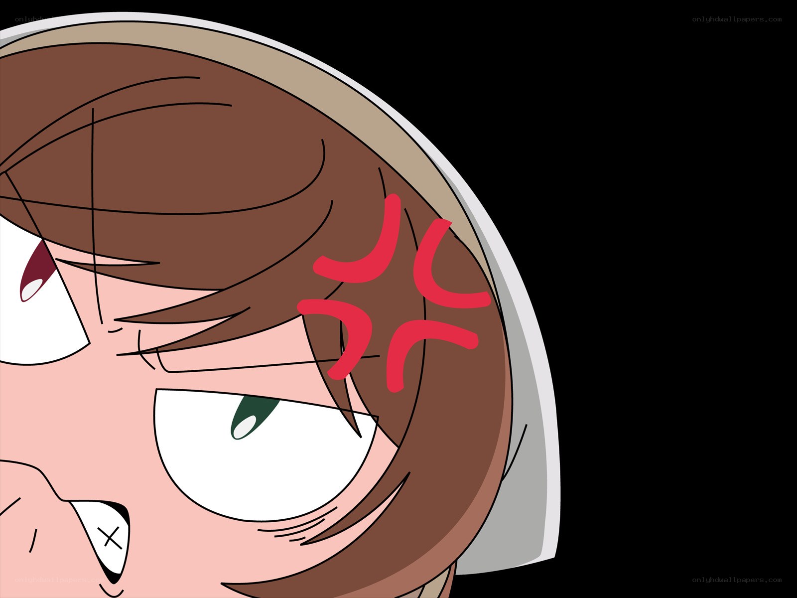 angry anime character face