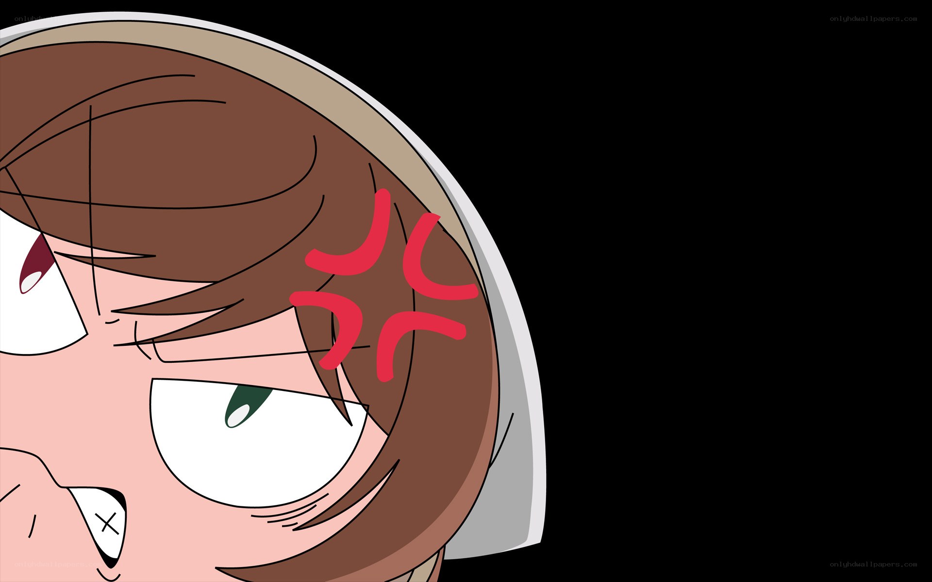 angry anime character face