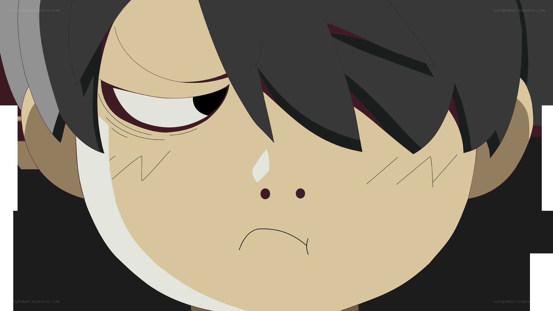 angry anime character face