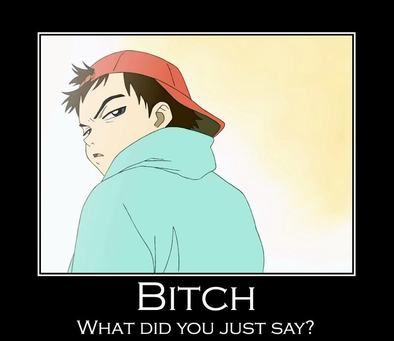 angry anime character meme