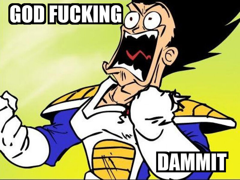 angry anime character meme