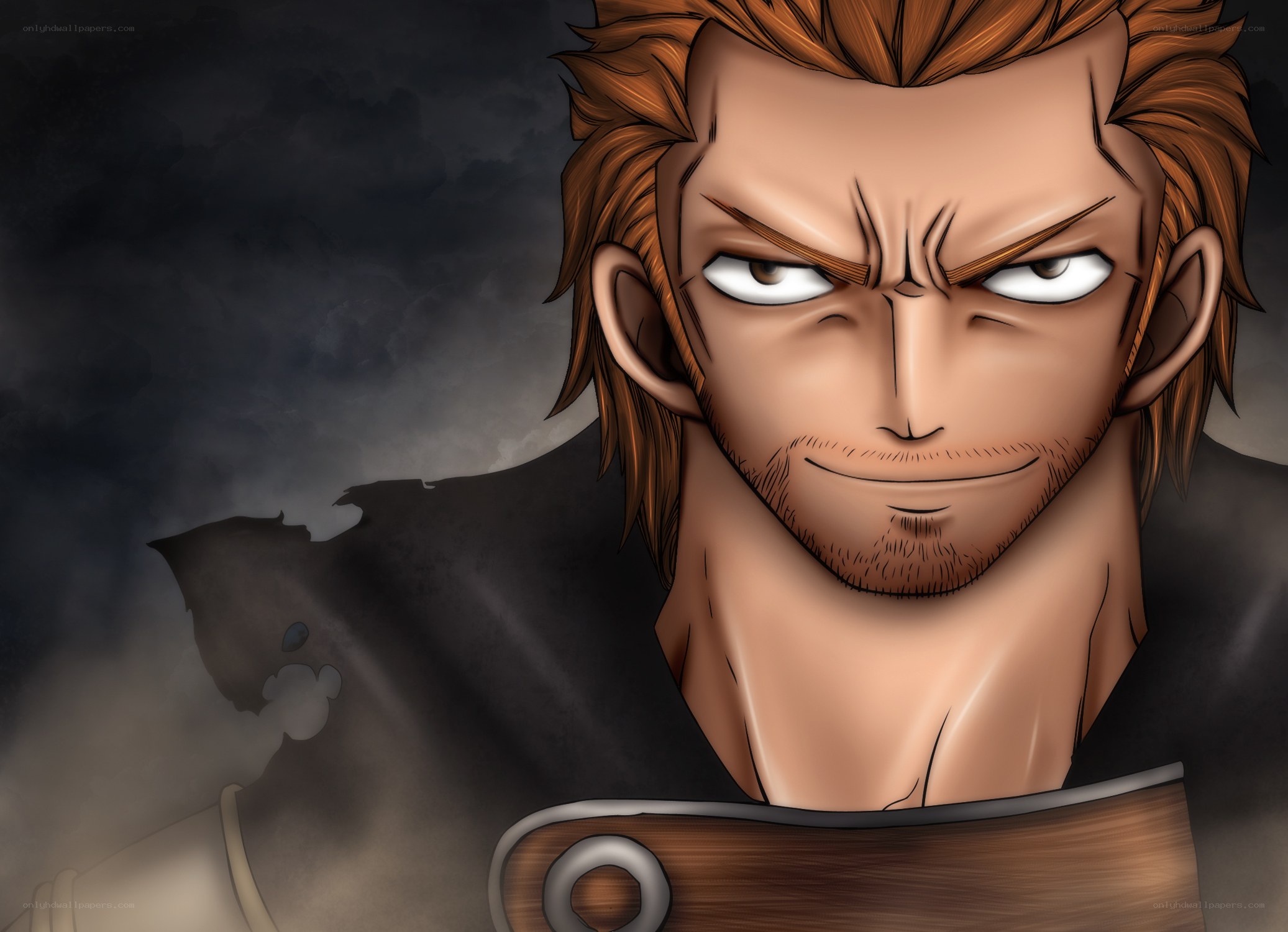 angry anime character portrait