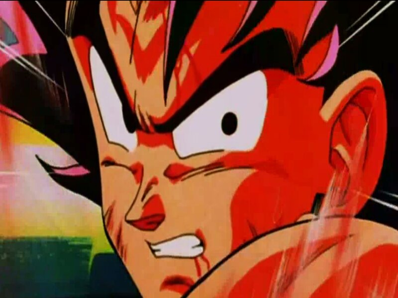Angry Anime Character — Red, Intense, Dramatic