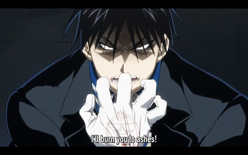 angry anime character threatening