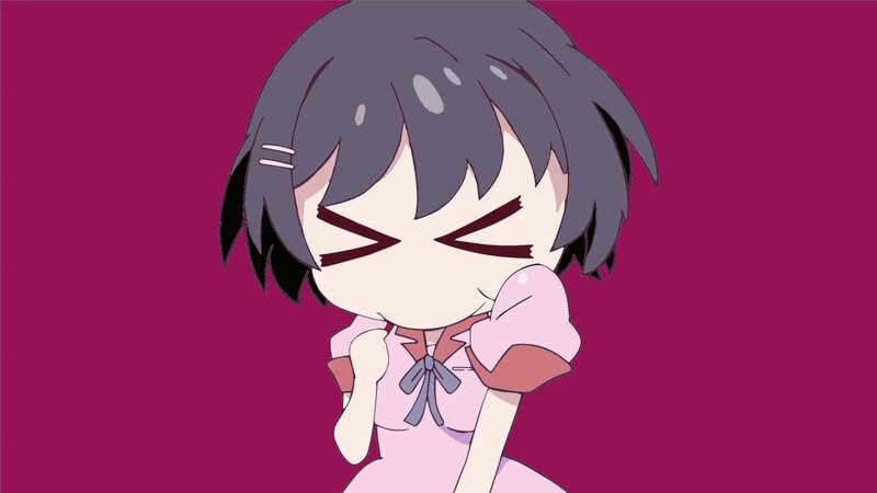angry anime girl